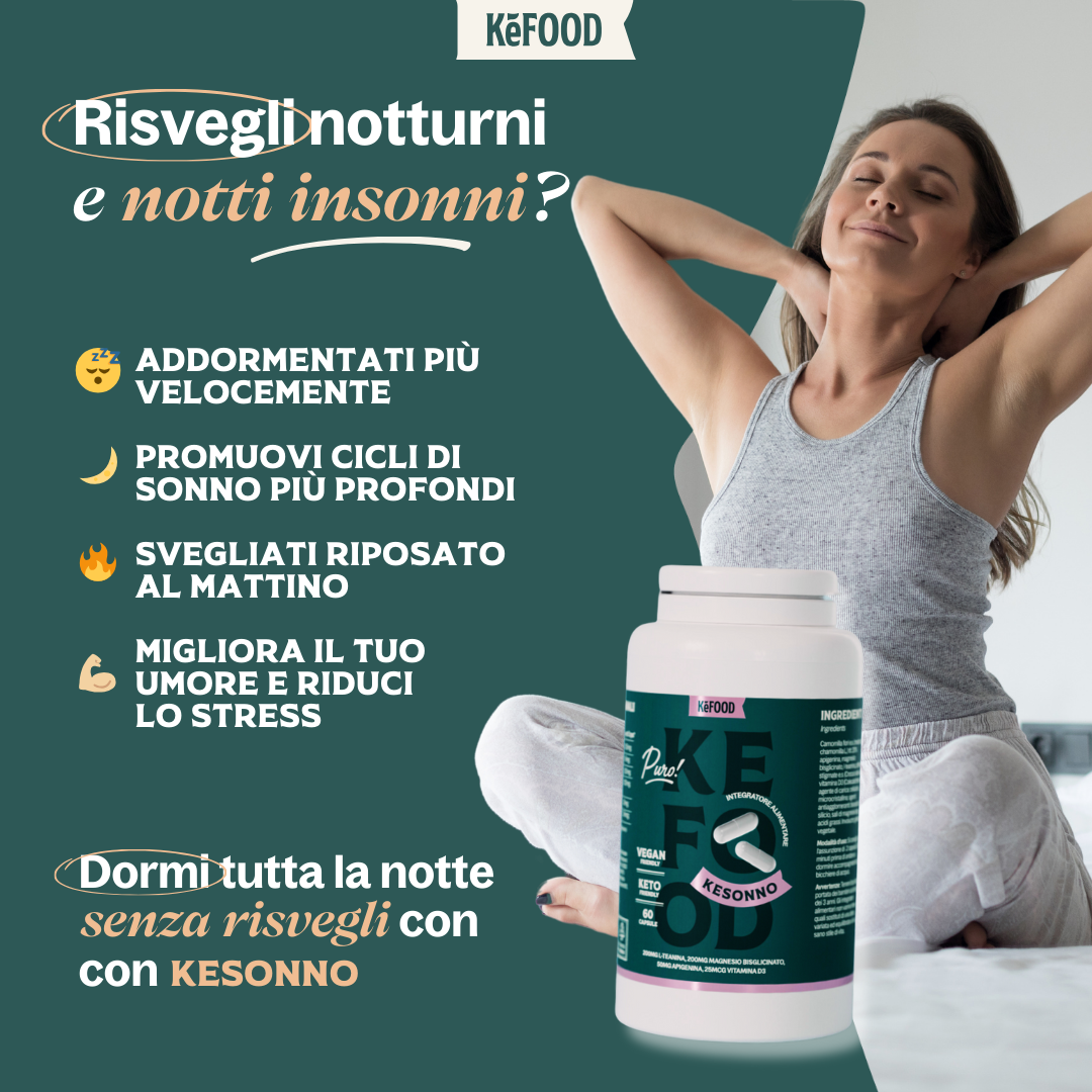 SONNO PROFONDO, ADDORMENTATI VELOCE, STOP RISVEGLI NOTTURNI