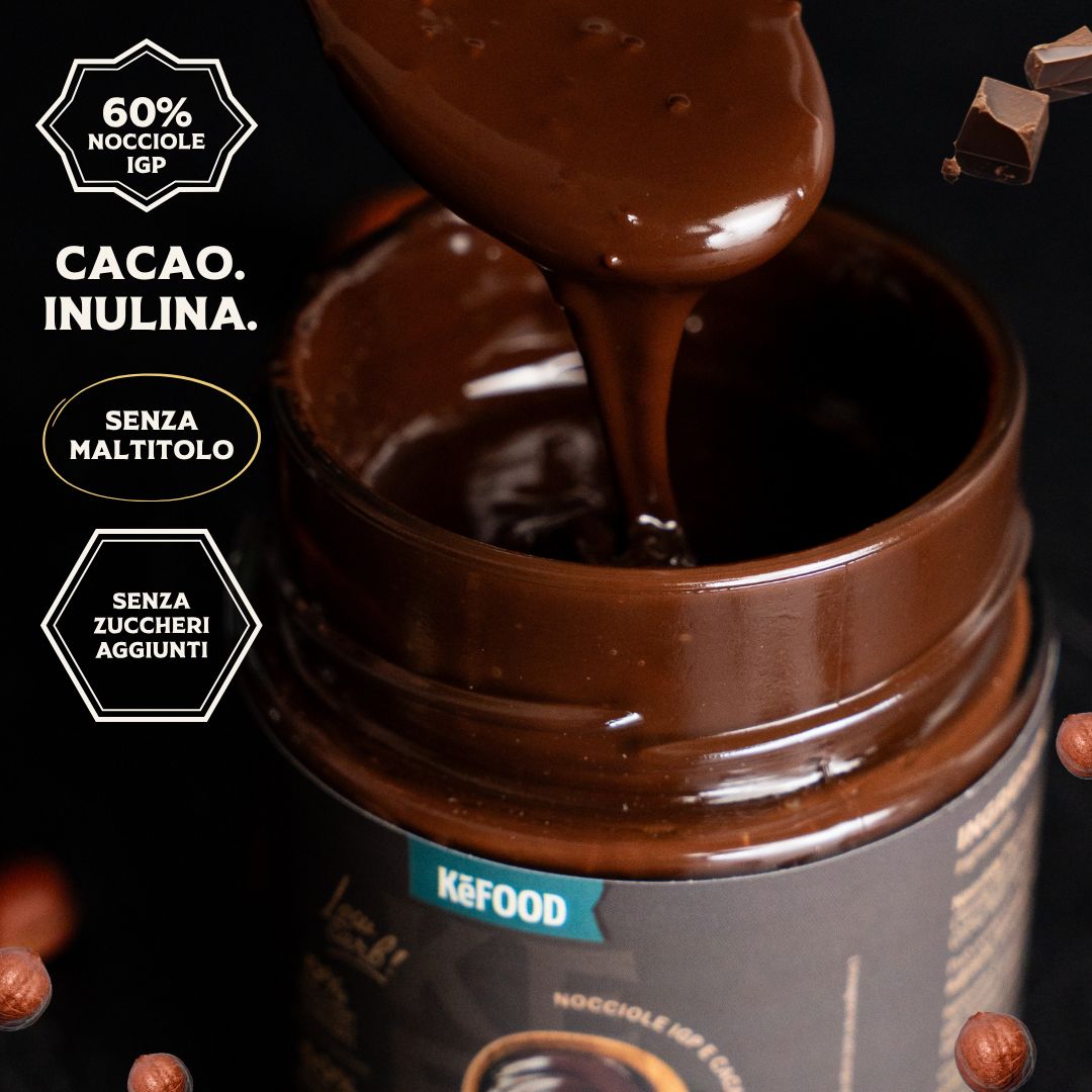 KETOCIOK DARK 250G CREMA SPALMABILE NOCCIOLE IGP SENZA DOLCIFICANTI