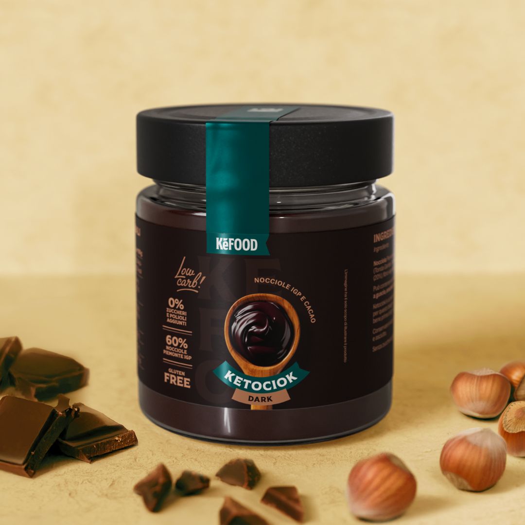 KETOCIOK DARK 250G CREMA SPALMABILE NOCCIOLE IGP SENZA DOLCIFICANTI